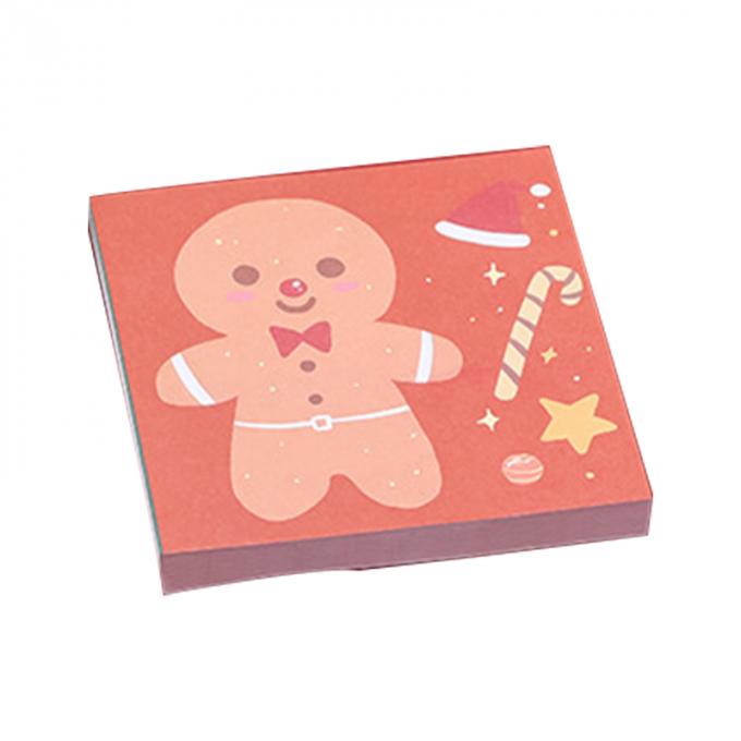 Les temps mignons de Mini Memo Pad N de bande dessinée de notes collantes de Noël collent les notes collantes de notes pour le cadeau d'étudiants