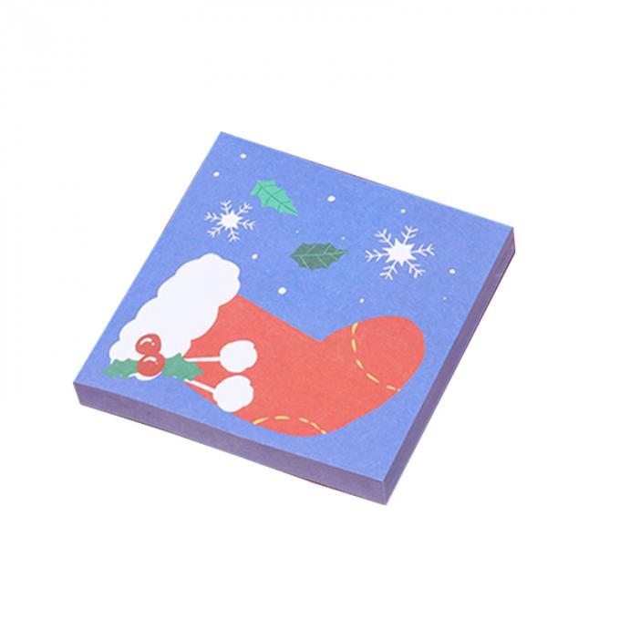 Les temps mignons de Mini Memo Pad N de bande dessinée de notes collantes de Noël collent les notes collantes de notes pour le cadeau d'étudiants