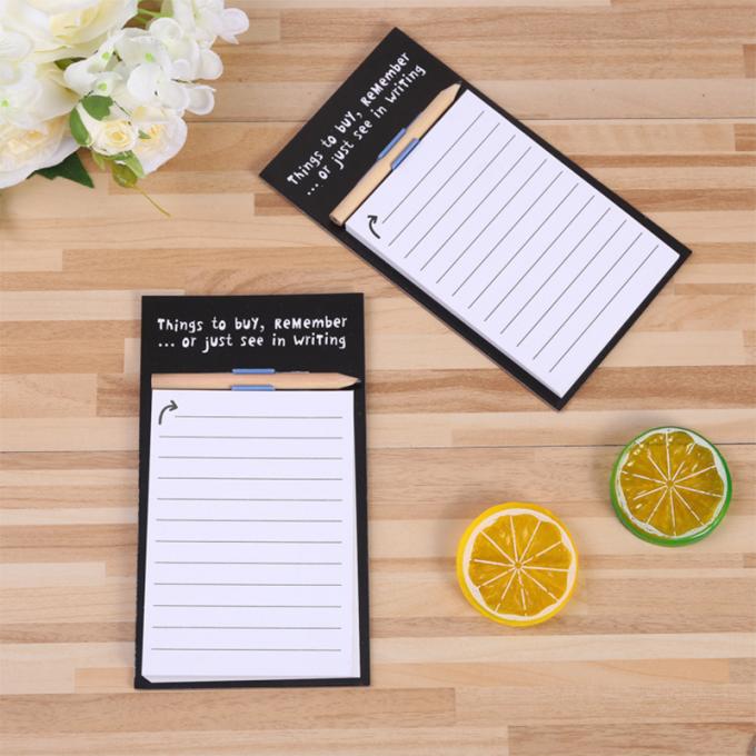 Blocs-notes magnétiques faits sur commande en gros de conception florale pour faire la liste pour les notes collantes d'aimant de réfrigérateur de liste d'épicerie