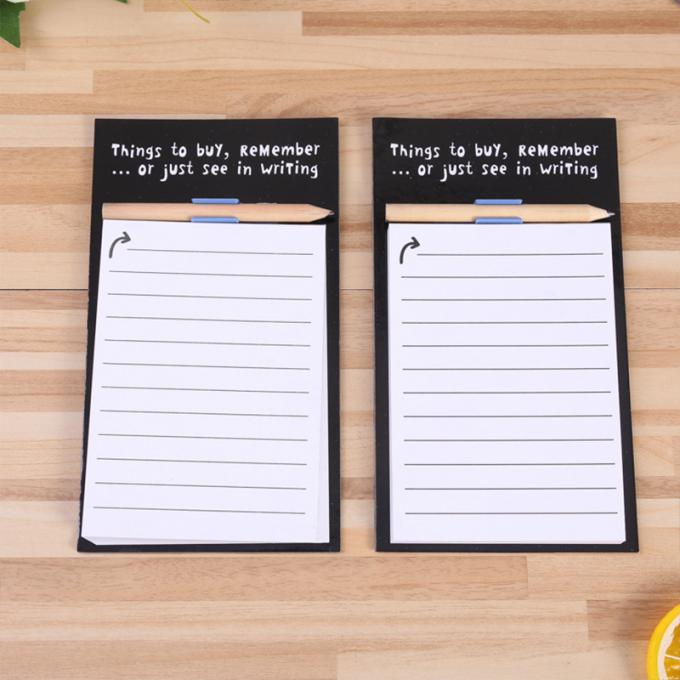 Blocs-notes magnétiques faits sur commande en gros de conception florale pour faire la liste pour les notes collantes d'aimant de réfrigérateur de liste d'épicerie