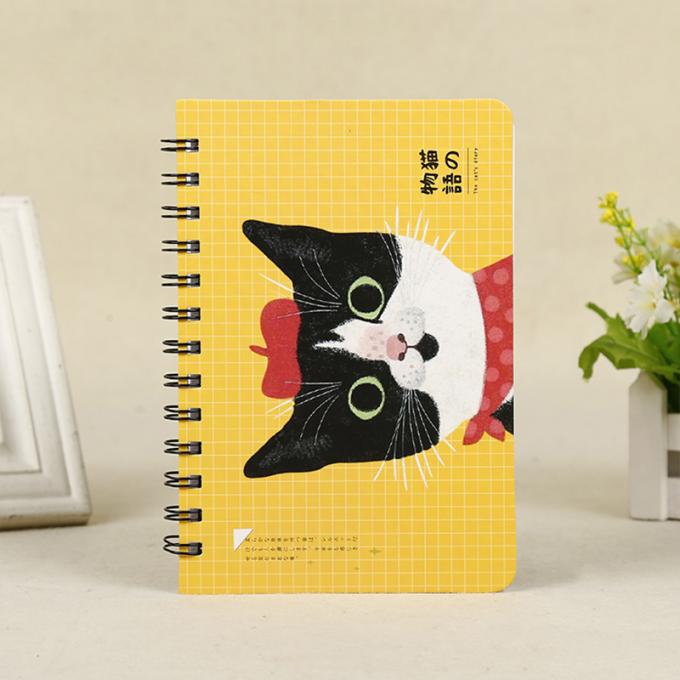 Spirale de papier sans doublure mignonne faite sur commande en gros Mini Notebook de poche de livre à couverture dure de journal de planificateur