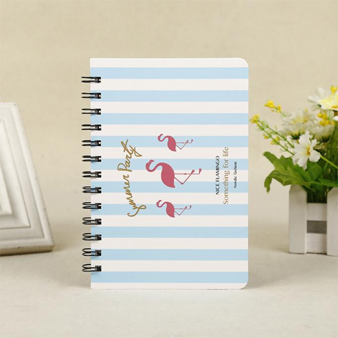 Spirale de papier sans doublure mignonne faite sur commande en gros Mini Notebook de poche de livre à couverture dure de journal de planificateur