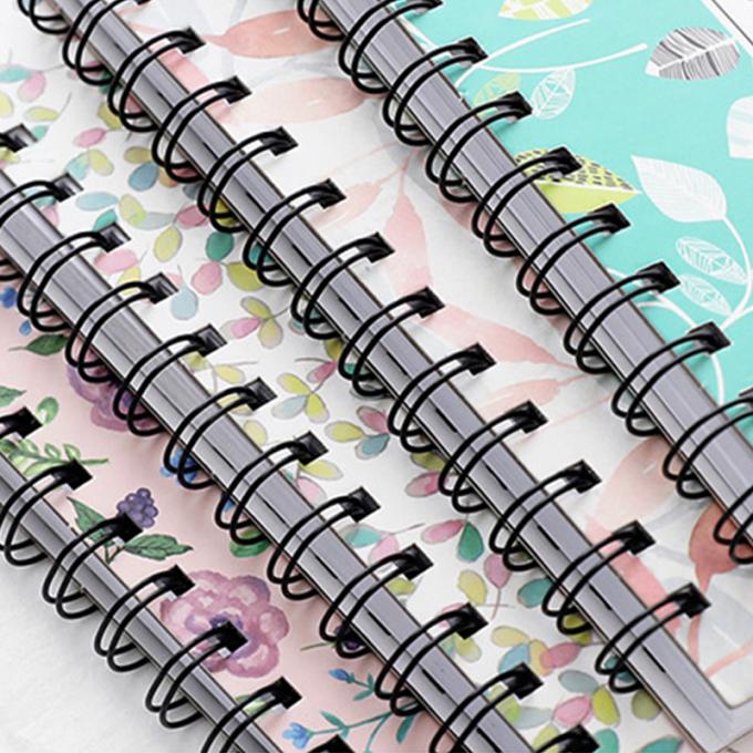 Spirale de papier sans doublure mignonne faite sur commande en gros Mini Notebook de poche de livre à couverture dure de journal de planificateur