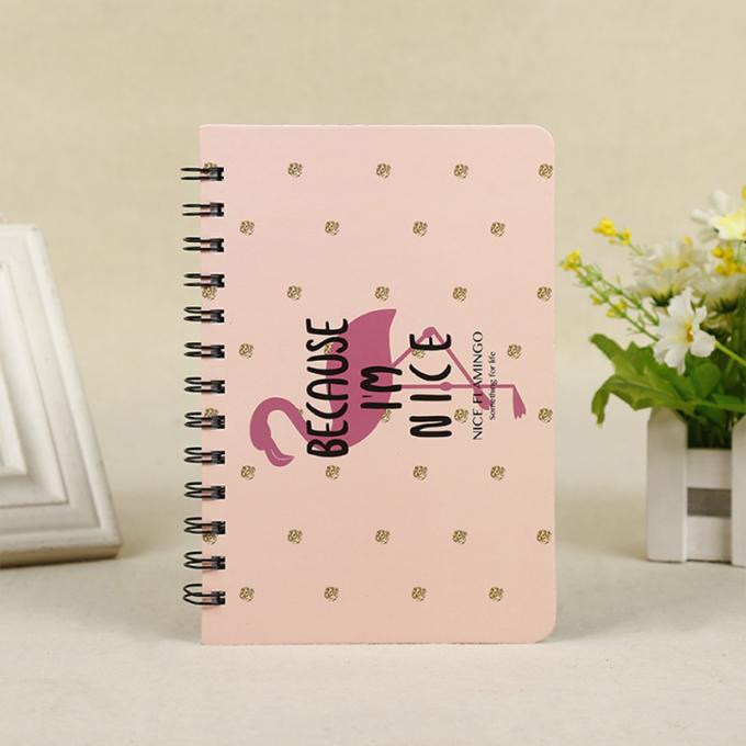 Spirale de papier sans doublure mignonne faite sur commande en gros Mini Notebook de poche de livre à couverture dure de journal de planificateur