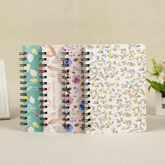 Spirale de papier sans doublure mignonne faite sur commande en gros Mini Notebook de poche de livre à couverture dure de journal de planificateur