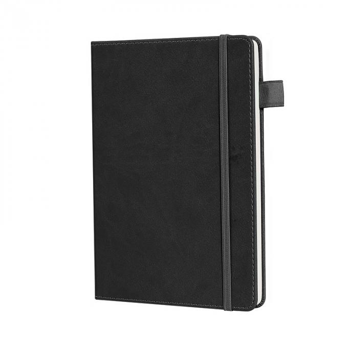 Les affaires en cuir en gros de bureau d'unité centrale fournissent l'écriture qui respecte l'environnement de livre à couverture dure Pen Loop Thick Notebook