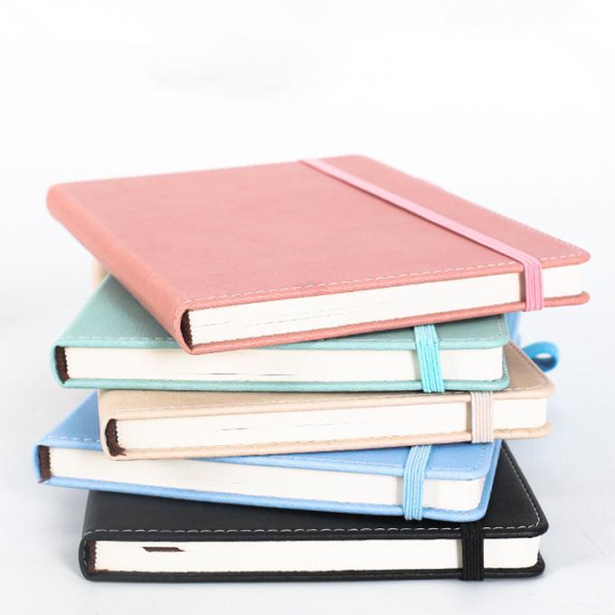 Les affaires en cuir en gros de bureau d'unité centrale fournissent l'écriture qui respecte l'environnement de livre à couverture dure Pen Loop Thick Notebook