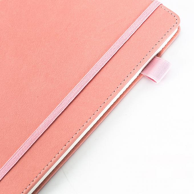 Les affaires en cuir en gros de bureau d'unité centrale fournissent l'écriture qui respecte l'environnement de livre à couverture dure Pen Loop Thick Notebook