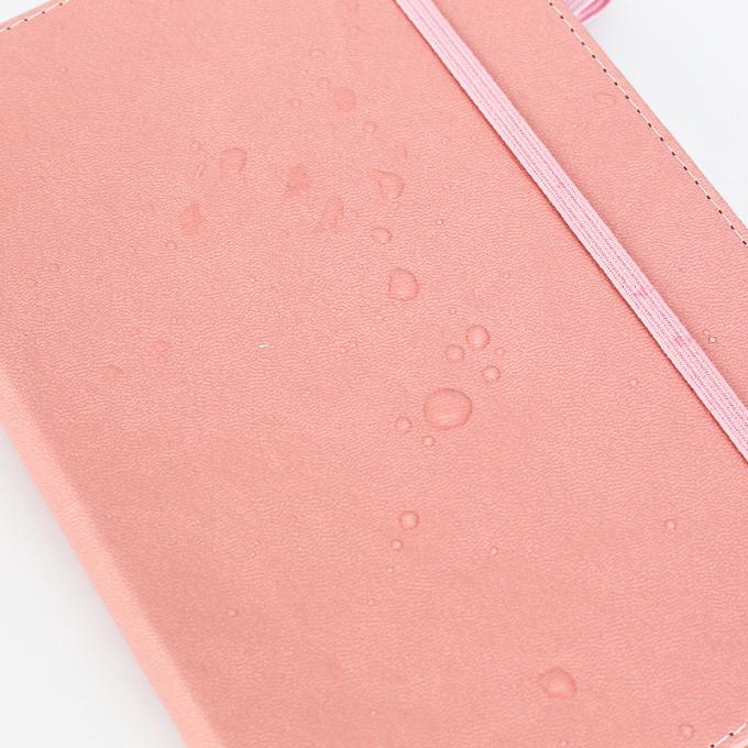 Les affaires en cuir en gros de bureau d'unité centrale fournissent l'écriture qui respecte l'environnement de livre à couverture dure Pen Loop Thick Notebook