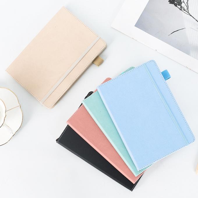 Les affaires en cuir en gros de bureau d'unité centrale fournissent l'écriture qui respecte l'environnement de livre à couverture dure Pen Loop Thick Notebook