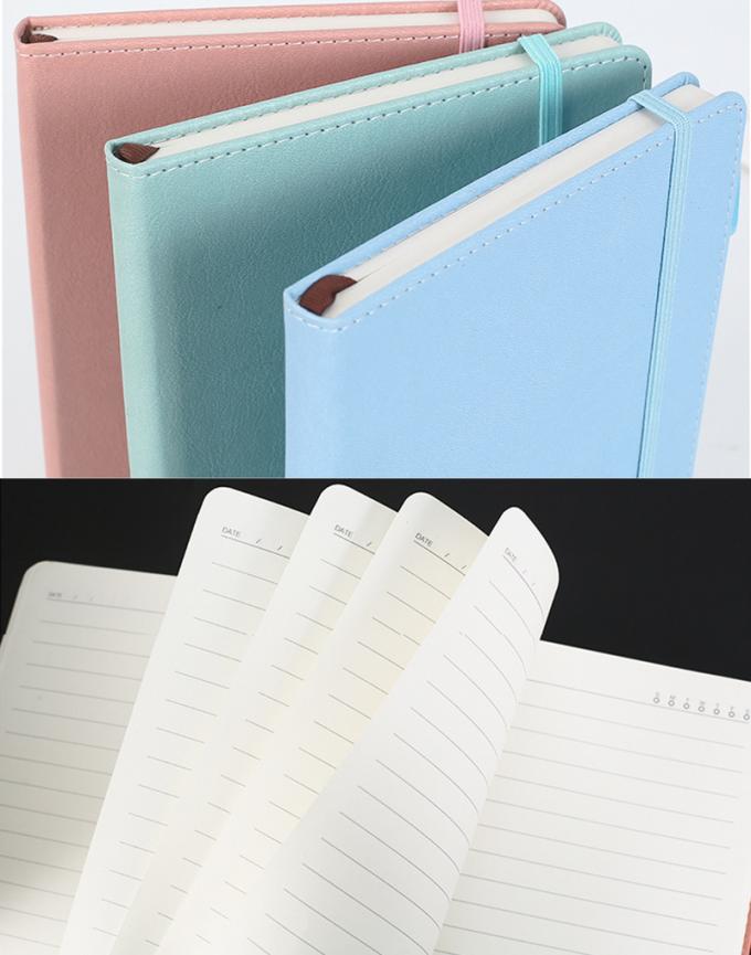 Les affaires en cuir en gros de bureau d'unité centrale fournissent l'écriture qui respecte l'environnement de livre à couverture dure Pen Loop Thick Notebook
