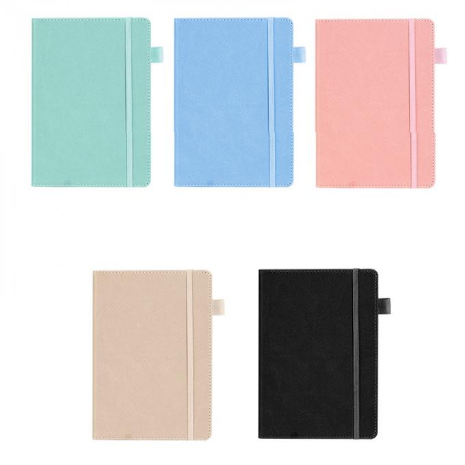 Les affaires en cuir en gros de bureau d'unité centrale fournissent l'écriture qui respecte l'environnement de livre à couverture dure Pen Loop Thick Notebook