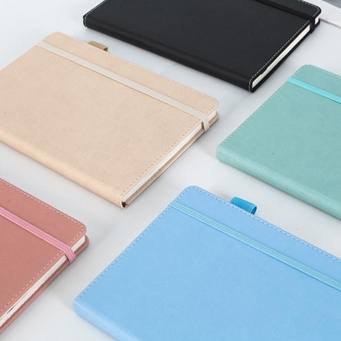 Les affaires en cuir en gros de bureau d'unité centrale fournissent l'écriture qui respecte l'environnement de livre à couverture dure Pen Loop Thick Notebook