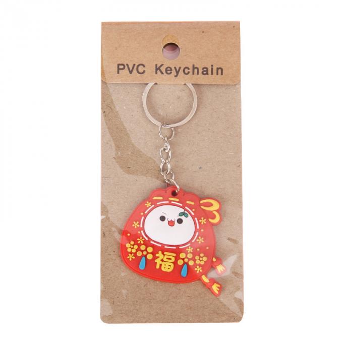 Chaîne principale rose Accessori de Faux de lapin de fourrure de boule de voiture de Pom Pom Key Ring Handbag Pendant de charme mignon en gros de bourse