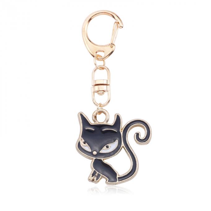 Les femmes pendantes en métal en gros de Diamond Crystal Mermaids Car Key Ring mettent en sac les accessoires Keyhains en cristal pour des cadeaux