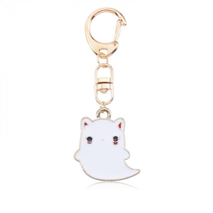 Les femmes pendantes en métal en gros de Diamond Crystal Mermaids Car Key Ring mettent en sac les accessoires Keyhains en cristal pour des cadeaux