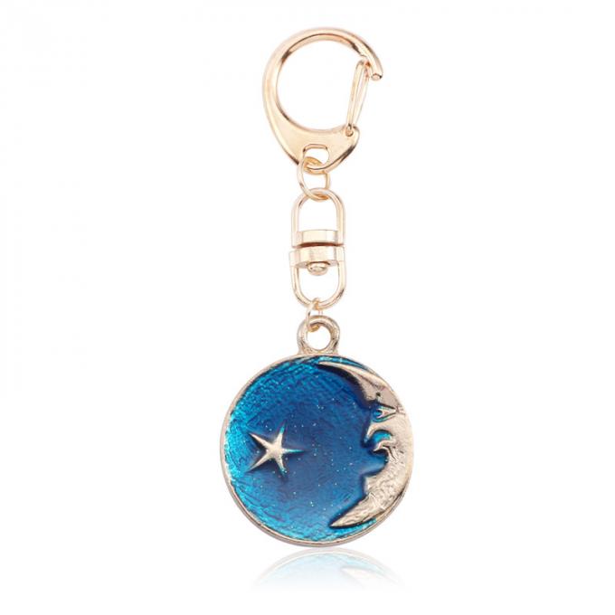 Les femmes pendantes en métal en gros de Diamond Crystal Mermaids Car Key Ring mettent en sac les accessoires Keyhains en cristal pour des cadeaux