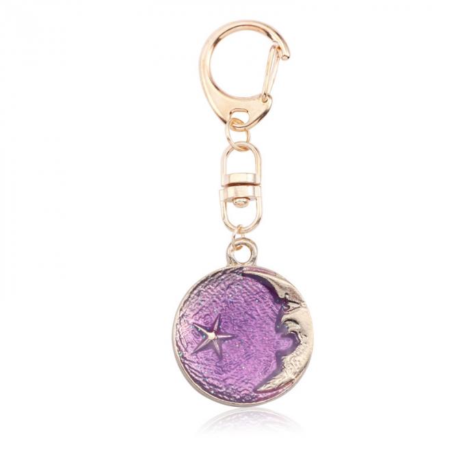 Les femmes pendantes en métal en gros de Diamond Crystal Mermaids Car Key Ring mettent en sac les accessoires Keyhains en cristal pour des cadeaux