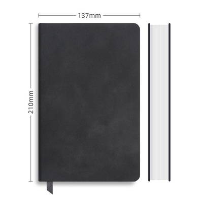 Reusable Soft Leather Notebook A5 Dotted 137mm Width Multi Colors
