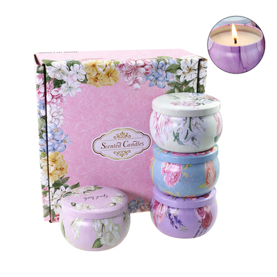 Amber Environmentally Friendly Scented Candles Metalized vanilla Scent