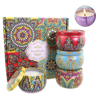 Amber Environmentally Friendly Scented Candles Metalized vanilla Scent