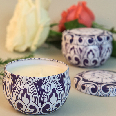 Tin Scented Soy Tea Light Candles Aromatherapy Type 15hours Burning