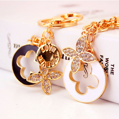 Diamond Designer Key Rings For Women ODM Available 16mm Thick